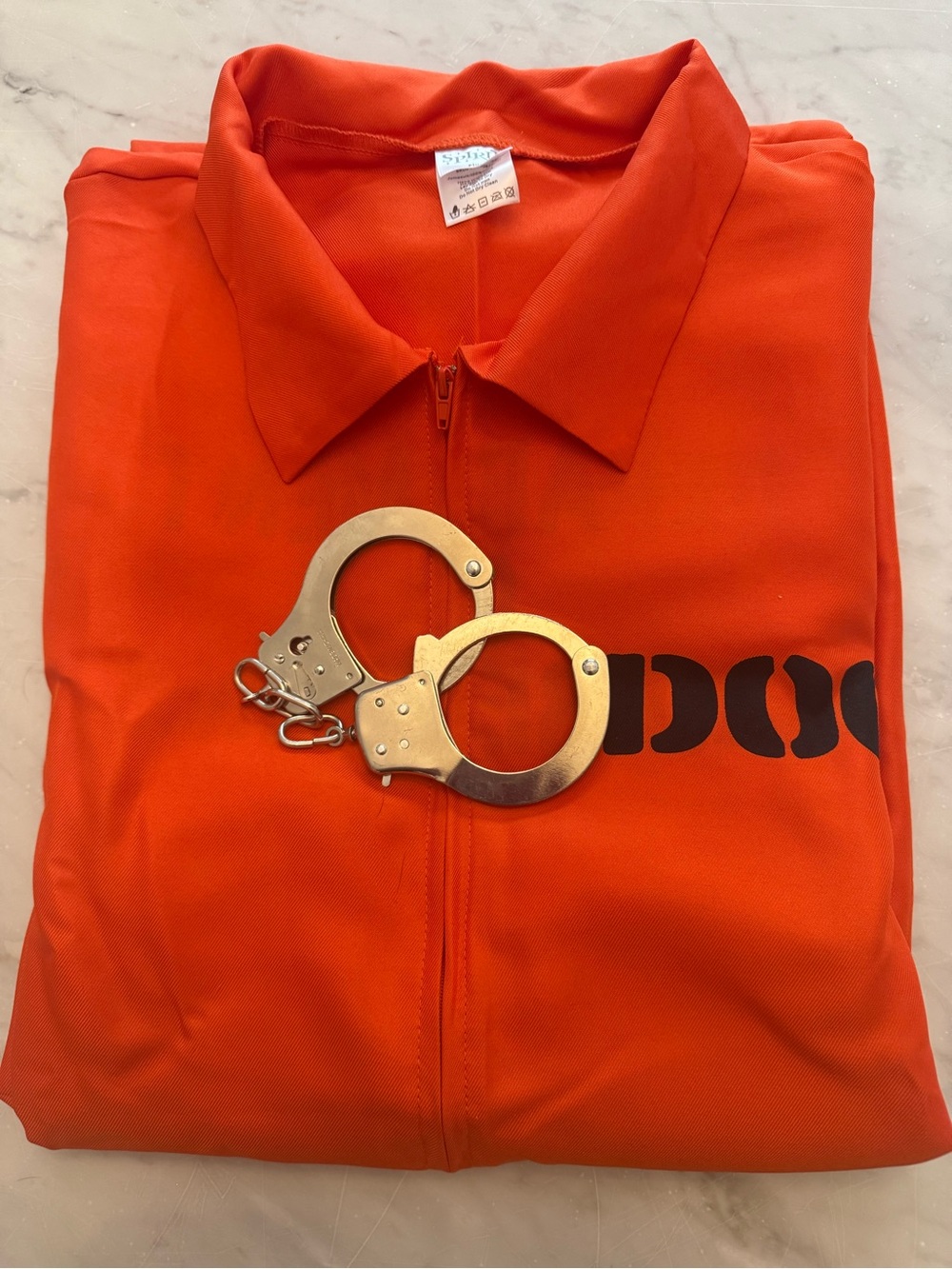 Spirit Adult Department of Corrections Prisoner One Piece Costume